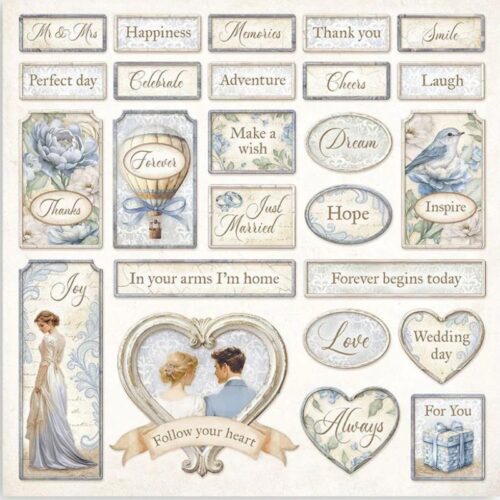Stamperia – Timeless Maxi paperilajitelma 20 x 20 cm - Bild 23
