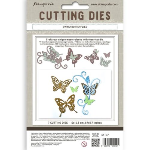 Stamperia stanssi – SWIRLY BUTTERFLIES - Bild 2