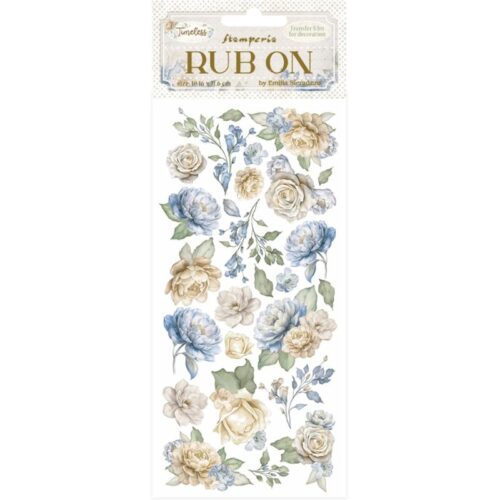 Stamperia – Rub-On Timeless Flowers siirtokuvat