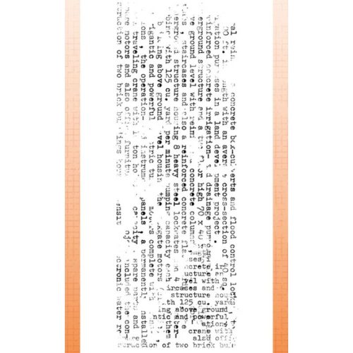 Studio Light Clear Stamp – Grunge Typewriter text leimasin - Bild 2
