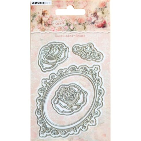 Studio Light stanssi – A Cat´s Secret ROSES MINI FRAME