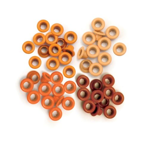 We R Memory Keepers – Standard Eyelets Orange sirkat (60 kpl)