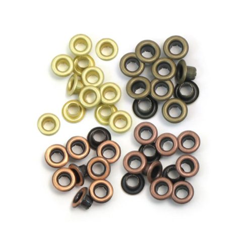 We R Memory Keepers – Standard Eyelets Warm Metal sirkat (60 kpl)