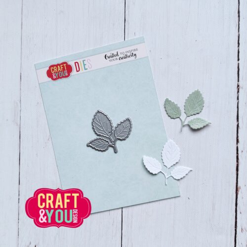 Craft & You Design stanssi – BEA’S ROSE LEAVES - Image 2