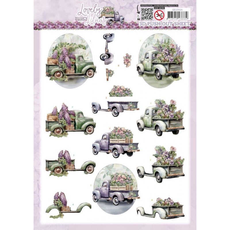 Berrie’s Beauties 3D-arkki – Lovely Lilacs Lovely Cars