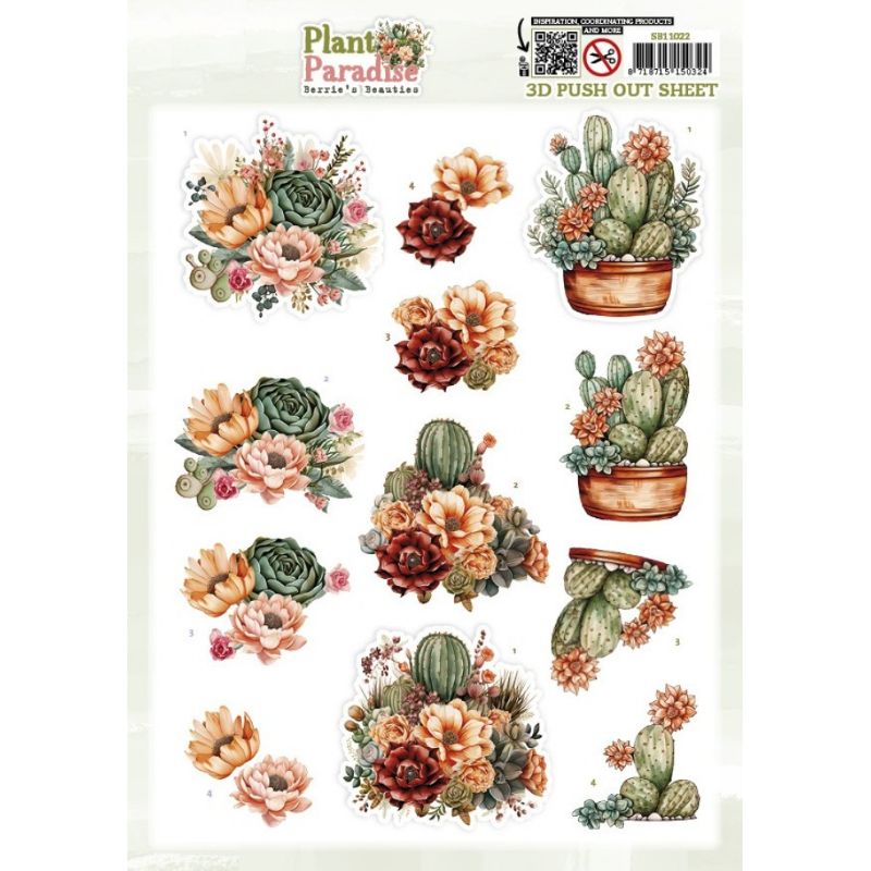Berrie’s Beauties 3D-arkki – Plant Paradise Cactus Harmony
