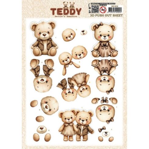 Berrie’s Beauties 3D-arkki – Teddy Together