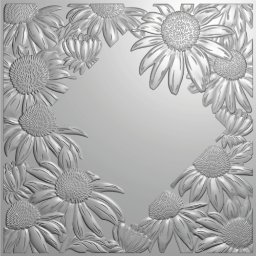 Crafter’s Companion 3D kohokuviointikansio-stanssi-sapluuna – ETHEREAL ECHINACEA - Bild 2