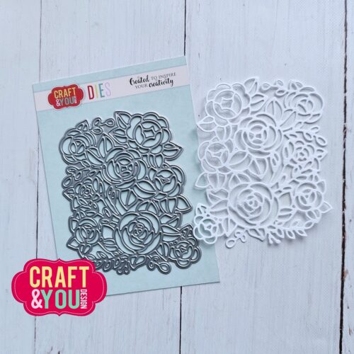 Craft & You Design stanssi – FLOWER BACKGROUND - Image 2