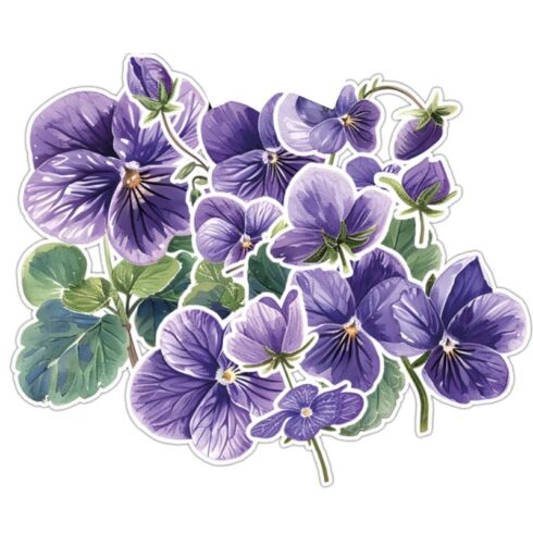 Paper Favourites Die-Cuts – Spring Flowers #1 leikekuvat (34 kpl)