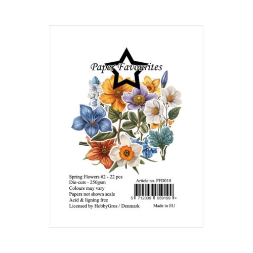 Paper Favourites Die-Cuts – Spring Flowers #2 leikekuvat (22 kpl) - Bild 2