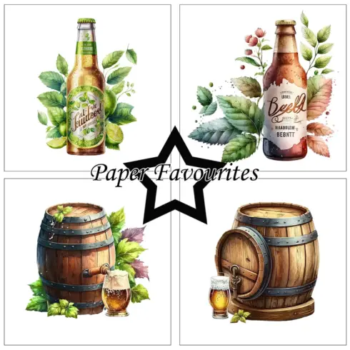 Paper Favourites – Bottle of Beer paperilajitelma