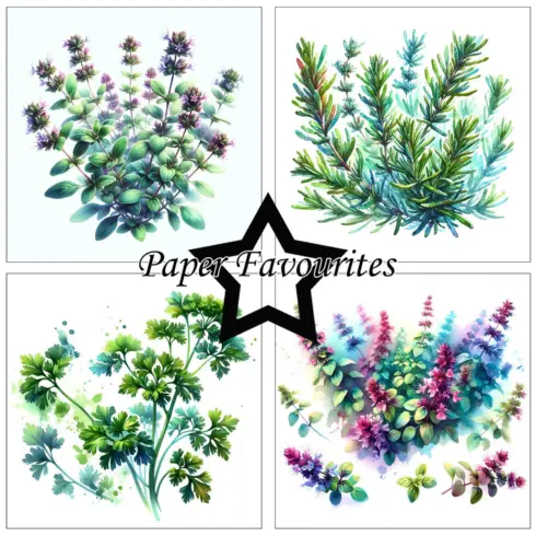 Paper Favourites – Herbs paperilajitelma
