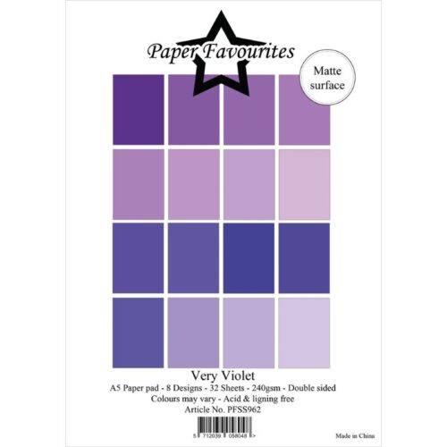 Paper Favourites – Very Violet paperilajitelma A5