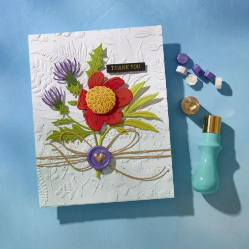 Spellbinders Mini 3D Wax Seal Stamp sinettileimasin – PUFFY HEART