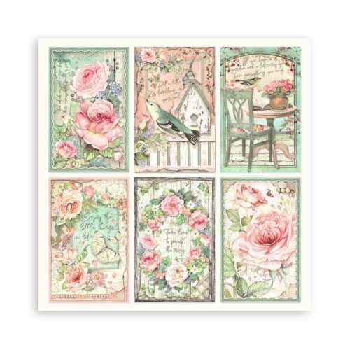 Stamperia – House of Roses Maxi paperilajitelma 20 x 20 cm - Image 6