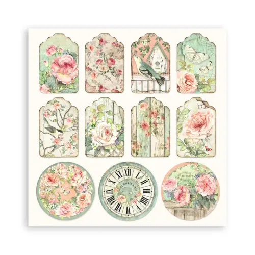 Stamperia – House of Roses Maxi paperilajitelma 20 x 20 cm - Image 20