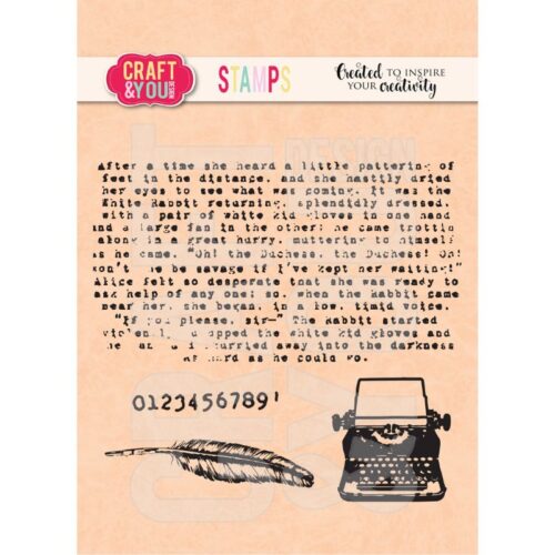 Craft & You Design Stamps – Typewriter leimasinsetti A6