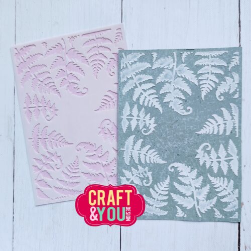 Craft & You Design Stencil – Ferns sapluuna A6 - Image 2