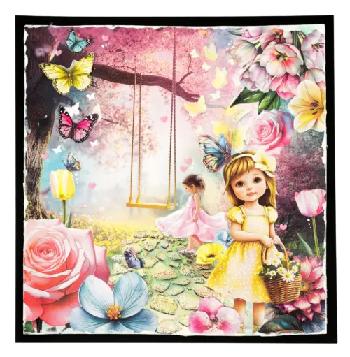 Studio Light Collage Paper Elements – Fluttering Flowers leikekuvat (35 kpl) - Bild 2