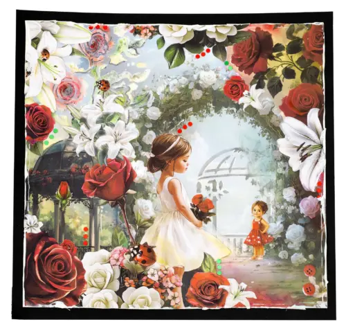 Studio Light Collage Paper Pad – Making Memories paperilehtiö 20 x 20 cm - Image 2