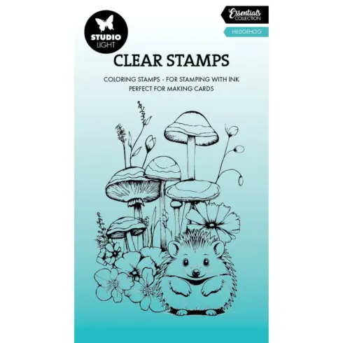 Studio Light Coloring Clear Stamp – Hedgehog leimasin