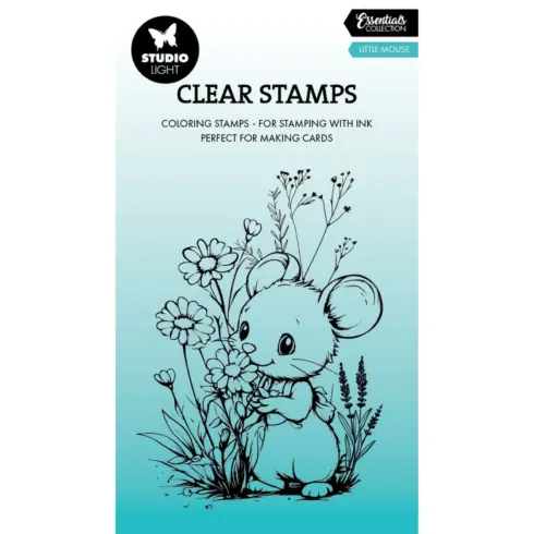 Studio Light Coloring Clear Stamp – Little Mouse leimasin