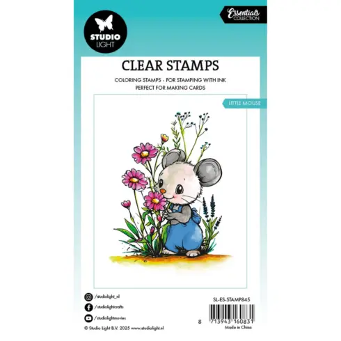 Studio Light Coloring Clear Stamp – Little Mouse leimasin1