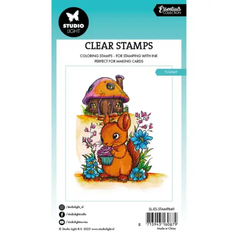 Studio Light Coloring Clear Stamp – Yummy leimasin 1
