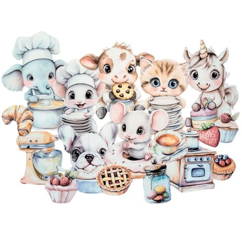 Studio Light Die-Cuts – Sweet as Pie leikekuvat (18 kpl)