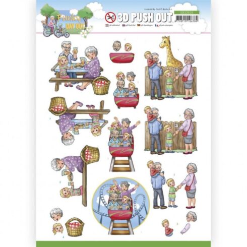 Yvonne Creations 3D-arkki – Funky Day Out Zoo