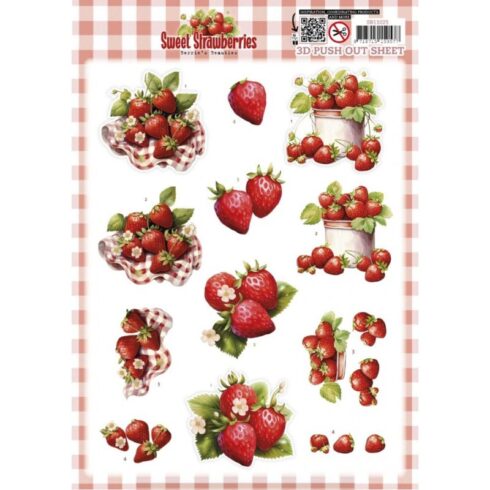 Berrie’s Beauties 3D-arkki – Sweet Strawberries Pure Strawberries