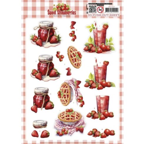Berrie’s Beauties 3D-arkki – Sweet Strawberries Strawberry Pie