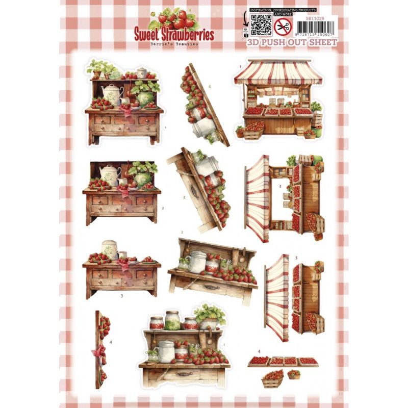 Berrie’s Beauties 3D-arkki – Sweet Strawberries Strawberry Sale