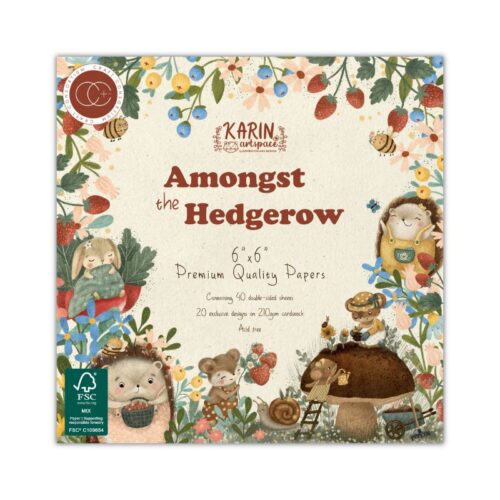 Craft Consortium – Amongst the Hedgerow paperilehtiö 15 x 15 cm