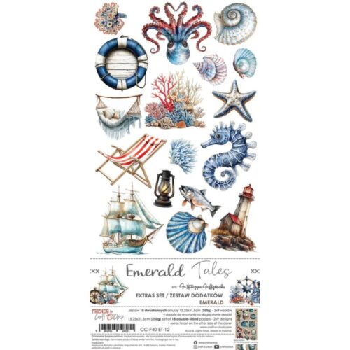 Craft O’Clock – Emerald Tales Extras Set Emerald leikekuvat 15 x 30 cm