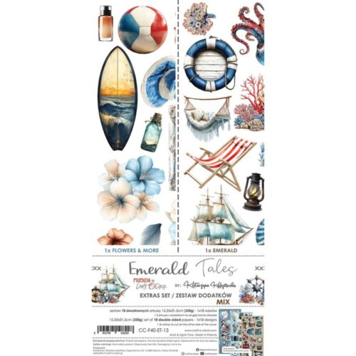 Craft O’Clock – Emerald Tales Extras Set MIX leikekuvat 15 x 30 cm
