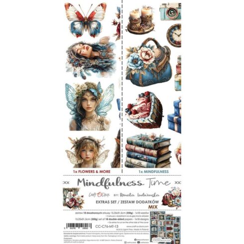 Craft O’Clock – Mindfulness Time Extras Set MIX leikekuvat 15 x 30 cm