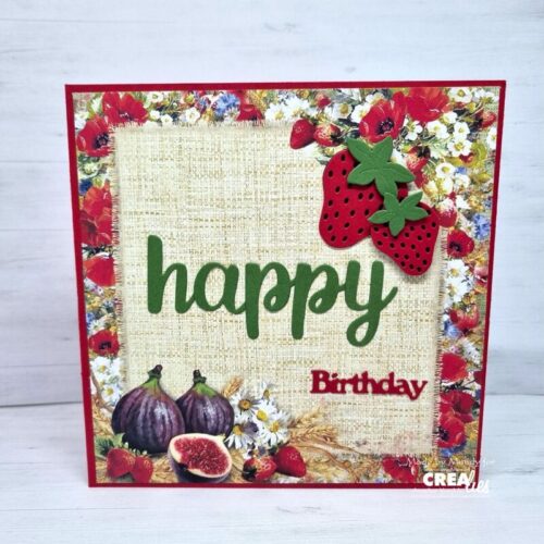 Crealies stanssi – STRAWBERRIES - Image 3
