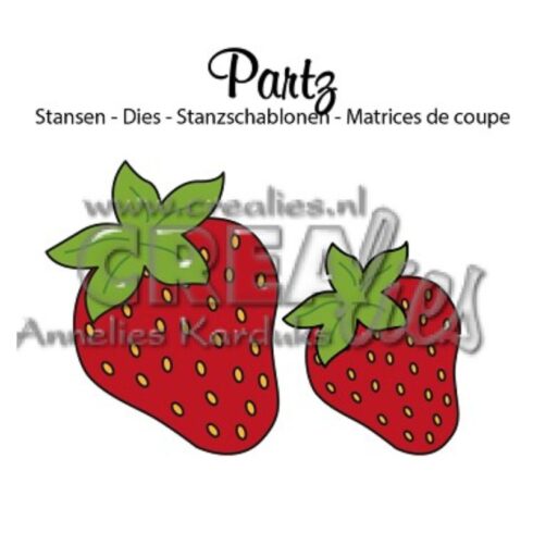 Crealies stanssi – STRAWBERRIES