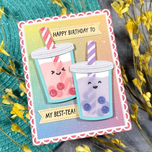 Lawn Fawn stanssi – BUILD-A-DRINK BUBBLE TEA ADD ON - Image 2