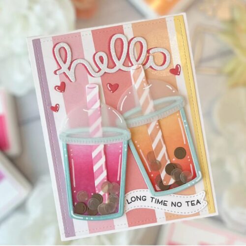 Lawn Fawn stanssi – BUILD-A-DRINK BUBBLE TEA ADD ON - Image 7