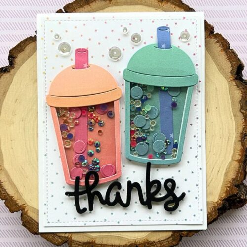 Lawn Fawn stanssi – BUILD-A-DRINK BUBBLE TEA ADD ON - Image 8