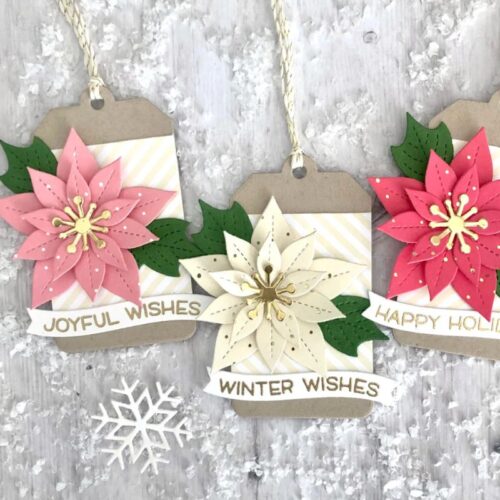 Lawn Fawn stanssi – STITCHED POINTSETTIA - Image 3