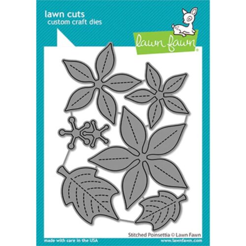 Lawn Fawn stanssi – STITCHED POINTSETTIA