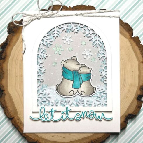 Lawn Fawn stanssi – WINTER WONDERLAND WINDOW 3