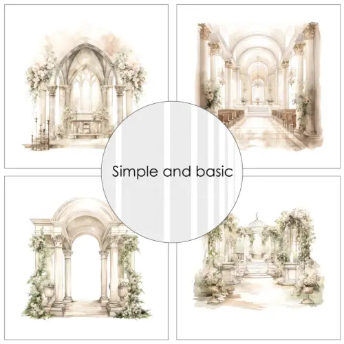 Simple and Basic – A Sense of Romance paperilajitelma 15 x 15 cm - Bild 2