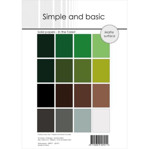 Simple and Basic – In the Forest paperilajitelma A5
