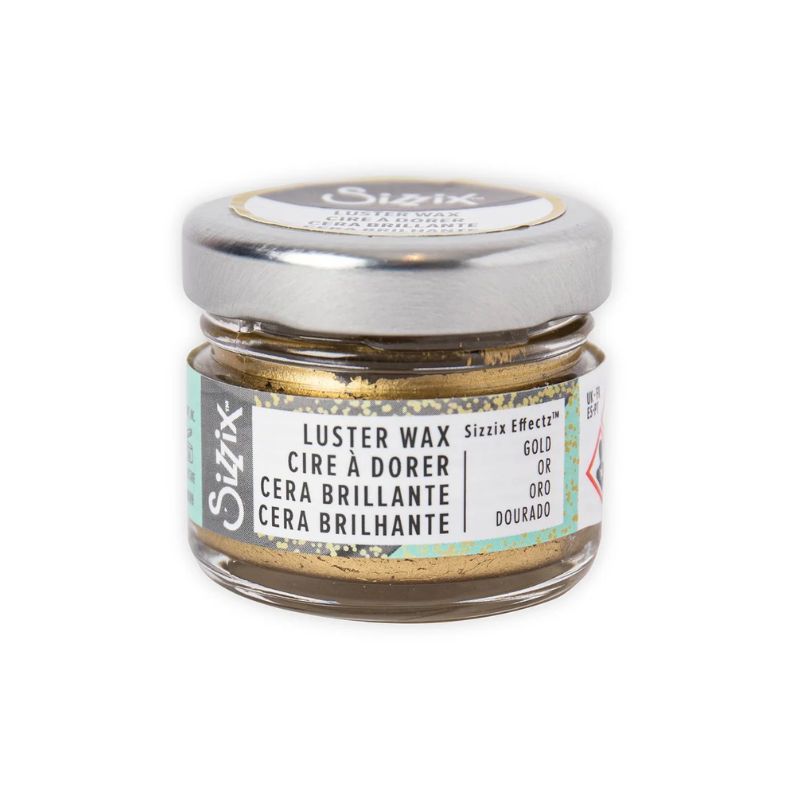 Sizzix Effectz – Luster Wax Gold Metalliefektipasta 20ml