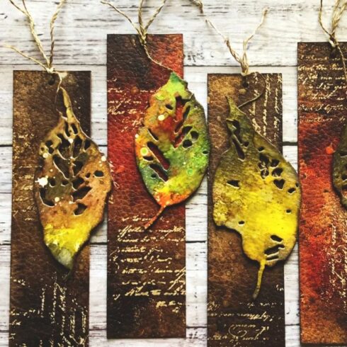 Sizzix Tim Holtz Thinlits stanssi – LEAF FRAGMENTS 5